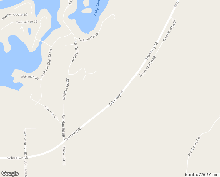 map of restaurants, bars, coffee shops, grocery stores, and more near 10820 Yelm Highway Southeast in Olympia