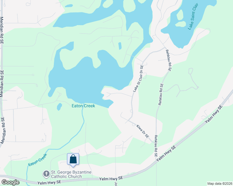 map of restaurants, bars, coffee shops, grocery stores, and more near 10235 Sitkum Drive Southeast in Olympia
