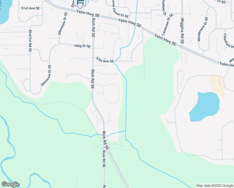 map of restaurants, bars, coffee shops, grocery stores, and more near 3134 60th Loop Southeast in Olympia