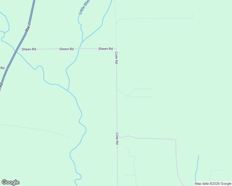 map of restaurants, bars, coffee shops, grocery stores, and more near 185 Cote Road in Caribou