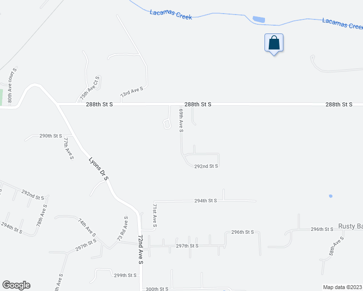 map of restaurants, bars, coffee shops, grocery stores, and more near 29115 69th Avenue South in Roy