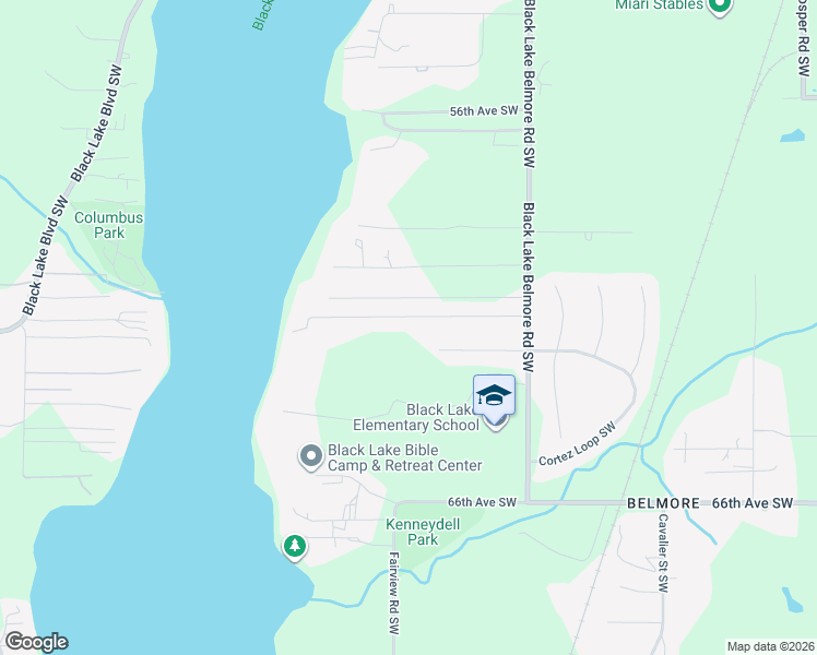 map of restaurants, bars, coffee shops, grocery stores, and more near 4125 60th Avenue Southwest in Olympia