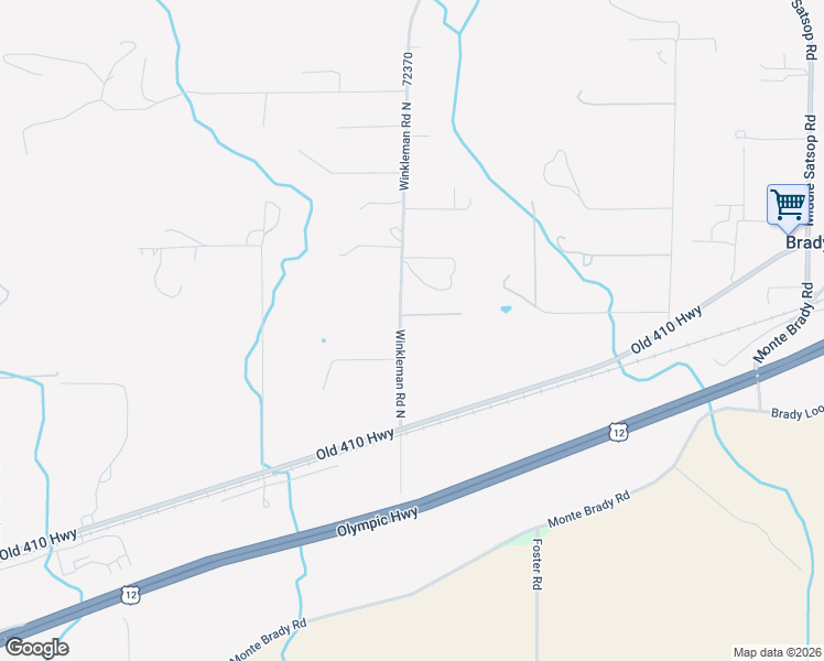 map of restaurants, bars, coffee shops, grocery stores, and more near 33 Jewel Lane in Montesano