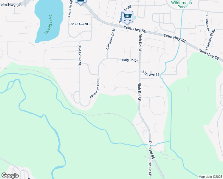 map of restaurants, bars, coffee shops, grocery stores, and more near 2818 60th Lane Southeast in Olympia
