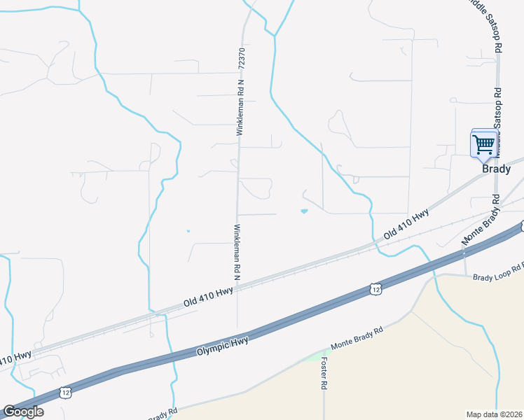 map of restaurants, bars, coffee shops, grocery stores, and more near 33 Jewel Lane in Montesano