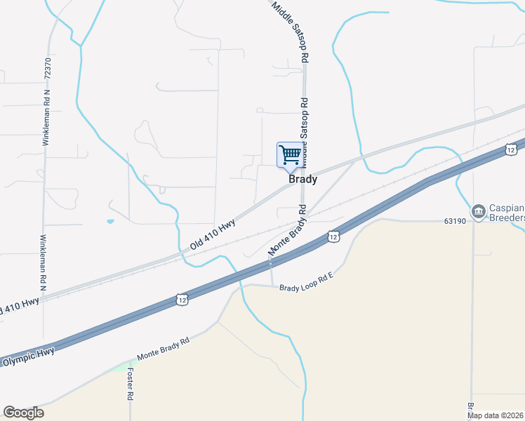 map of restaurants, bars, coffee shops, grocery stores, and more near 575 Monte Elma Road in Montesano