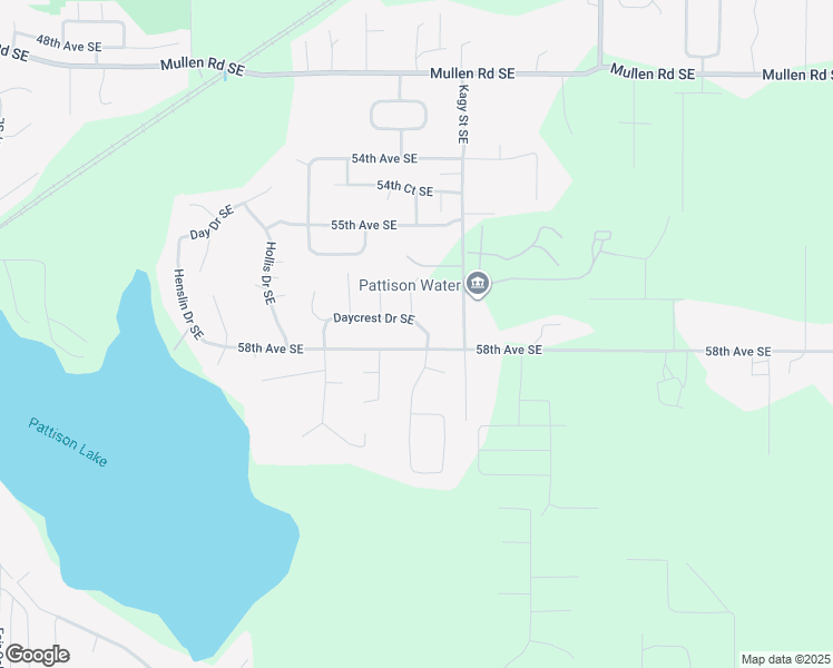 map of restaurants, bars, coffee shops, grocery stores, and more near 8341 Daycrest Drive Southeast in Olympia