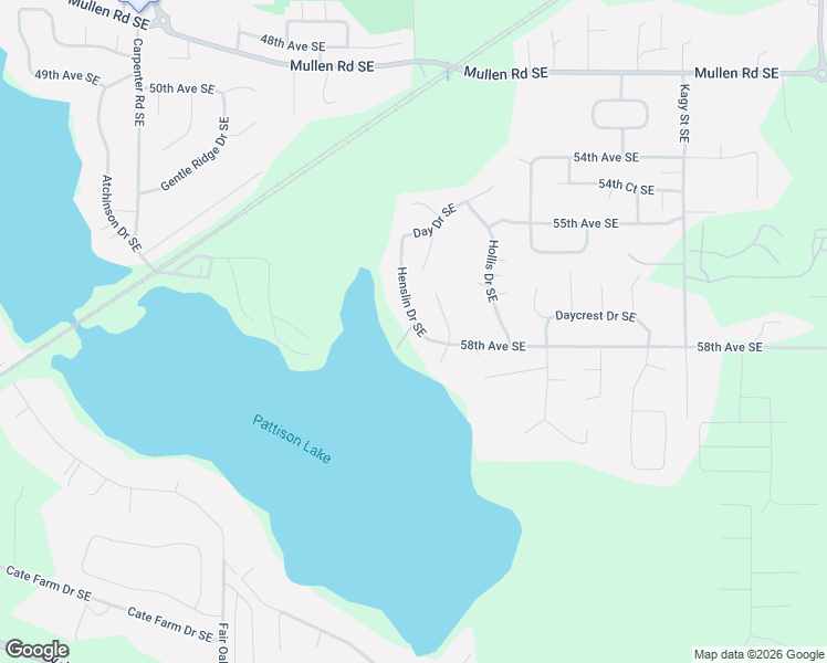 map of restaurants, bars, coffee shops, grocery stores, and more near 5633 Henslin Drive Southeast in Olympia