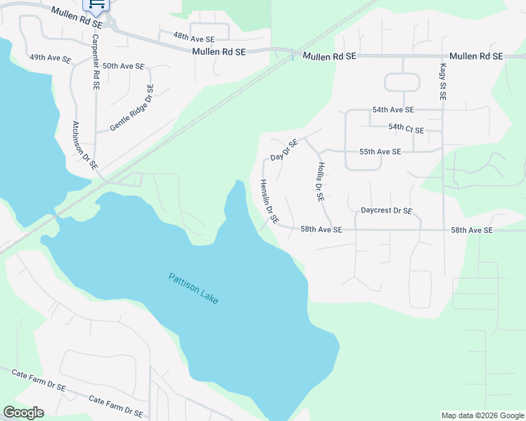 map of restaurants, bars, coffee shops, grocery stores, and more near 5633 Henslin Drive Southeast in Olympia