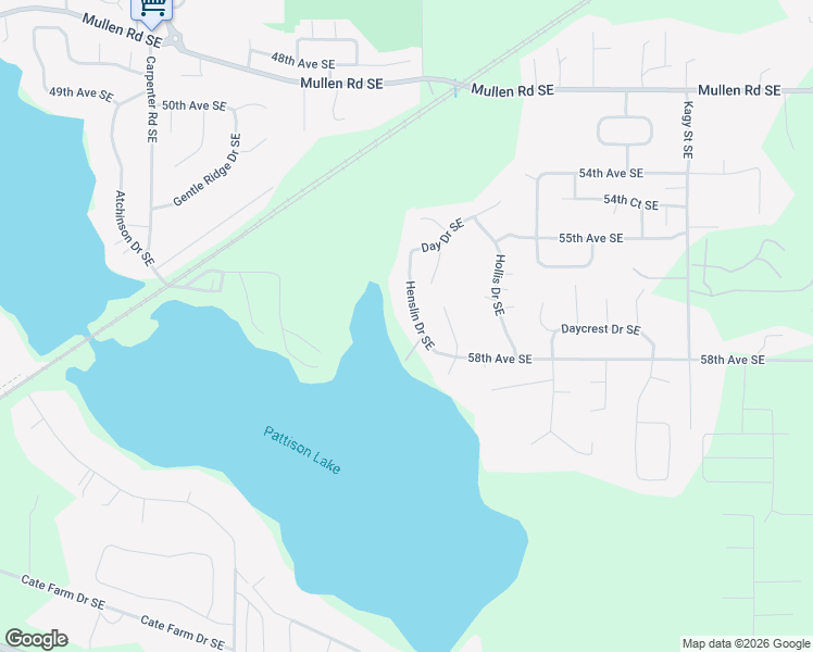 map of restaurants, bars, coffee shops, grocery stores, and more near 5633 Henslin Drive Southeast in Olympia