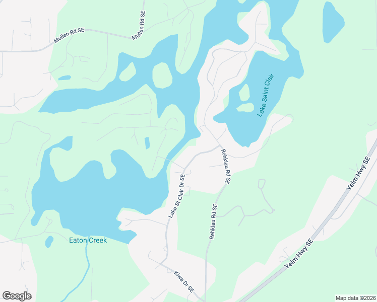map of restaurants, bars, coffee shops, grocery stores, and more near 5446 Peninsula Drive Southeast in Olympia
