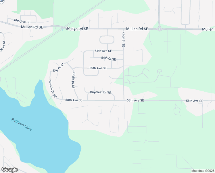 map of restaurants, bars, coffee shops, grocery stores, and more near 5504 DayCrest Court Southeast in Olympia