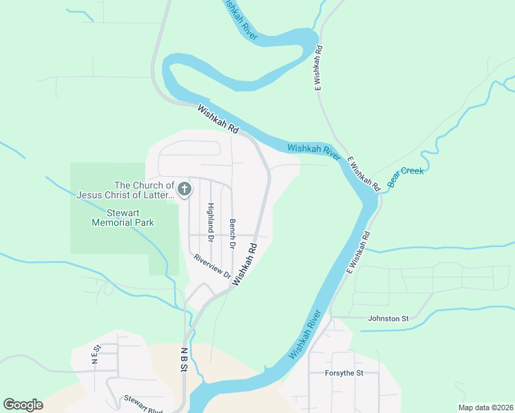 map of restaurants, bars, coffee shops, grocery stores, and more near 2741 Wishkah Road in Aberdeen