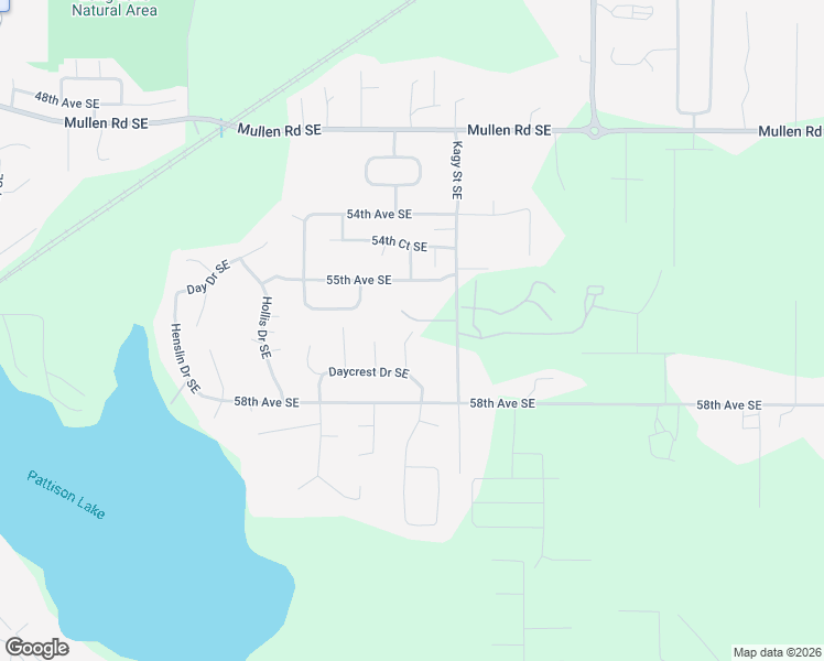 map of restaurants, bars, coffee shops, grocery stores, and more near 5504 DayCrest Court Southeast in Olympia