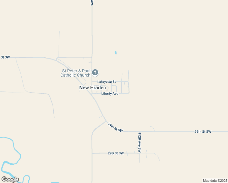 map of restaurants, bars, coffee shops, grocery stores, and more near Washington Avenue in Dickinson