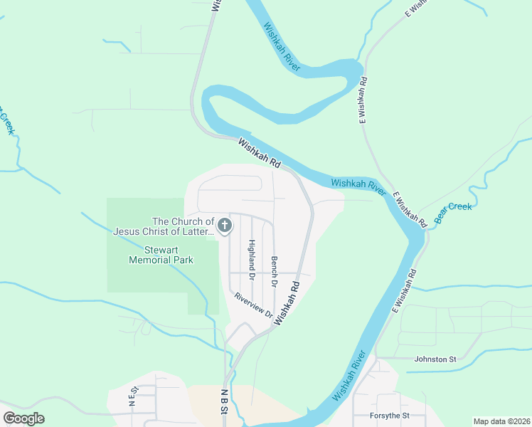 map of restaurants, bars, coffee shops, grocery stores, and more near 1028 Rustic Way in Aberdeen
