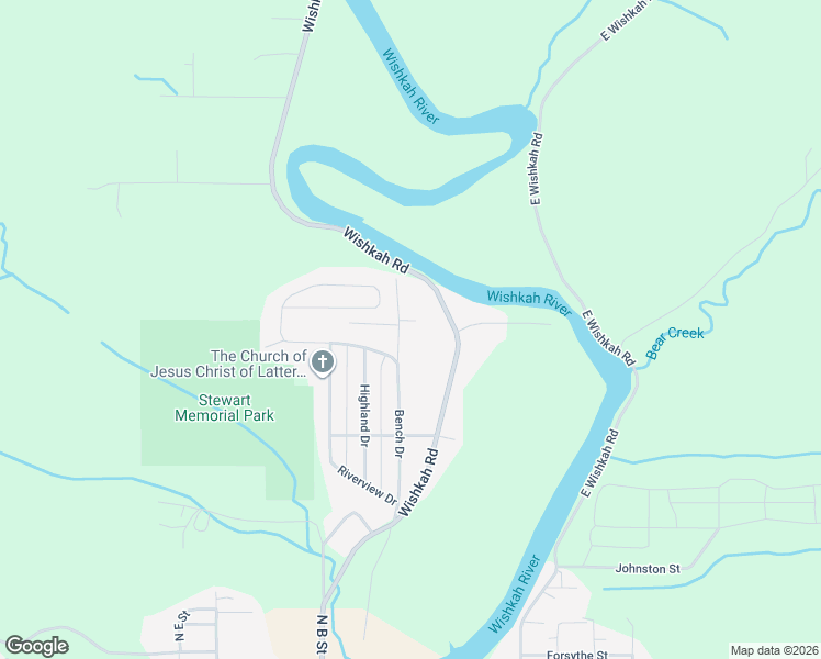 map of restaurants, bars, coffee shops, grocery stores, and more near 2808 Bench Drive in Aberdeen