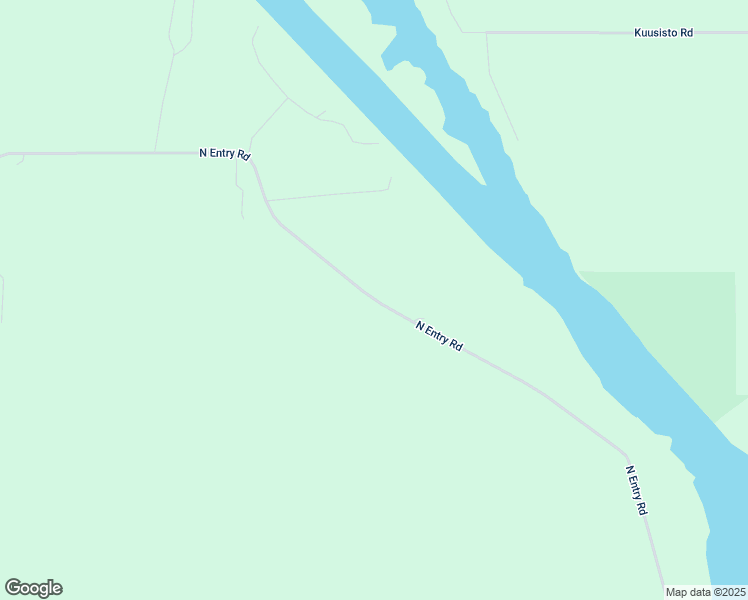 map of restaurants, bars, coffee shops, grocery stores, and more near North Entry Road in Chassell