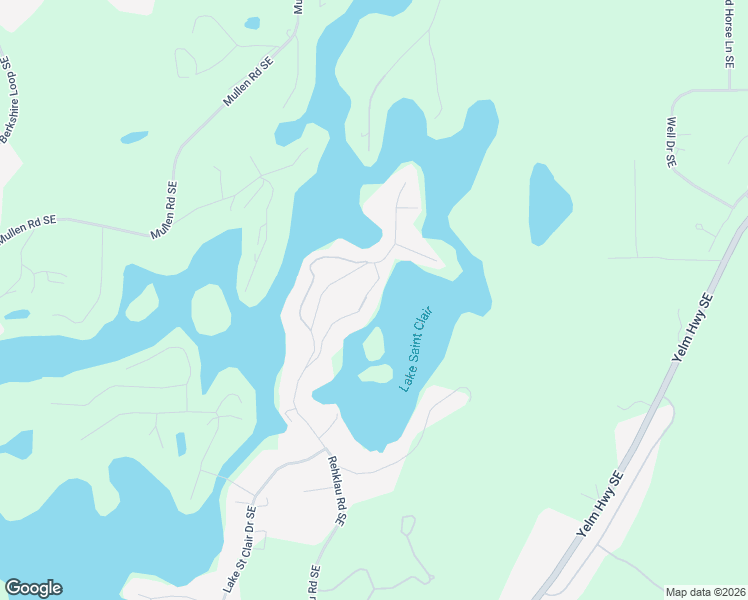 map of restaurants, bars, coffee shops, grocery stores, and more near 4945 Ad-El Road Southeast in Olympia