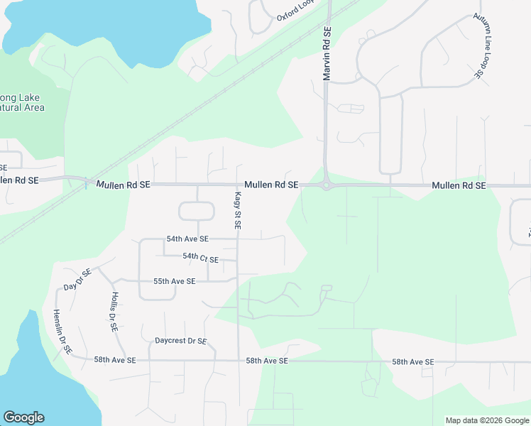 map of restaurants, bars, coffee shops, grocery stores, and more near 5022 Kagy Street Southeast in Olympia