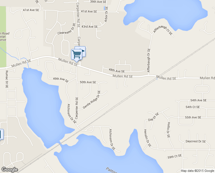 map of restaurants, bars, coffee shops, grocery stores, and more near 7713 50th Avenue Southeast in Olympia