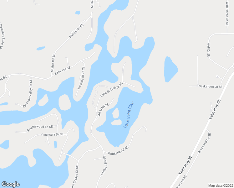 map of restaurants, bars, coffee shops, grocery stores, and more near 4945 Ad-El Road Southeast in Olympia