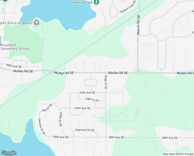 map of restaurants, bars, coffee shops, grocery stores, and more near 8309 49th Loop Southeast in Olympia
