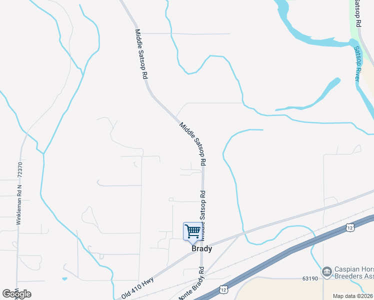 map of restaurants, bars, coffee shops, grocery stores, and more near 67 Middle Satsop Road in Montesano