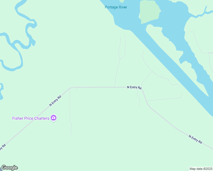 map of restaurants, bars, coffee shops, grocery stores, and more near North Entry Road in Chassell