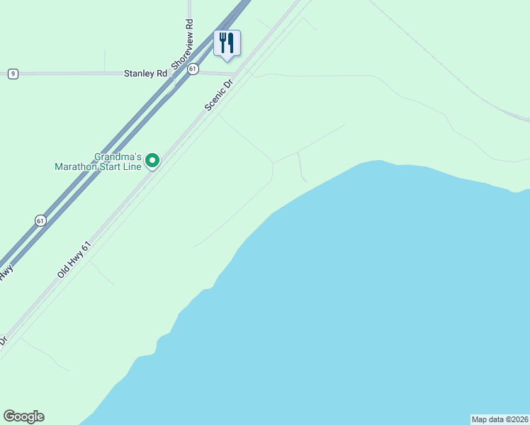 map of restaurants, bars, coffee shops, grocery stores, and more near 974 West Bay Road in Two Harbors