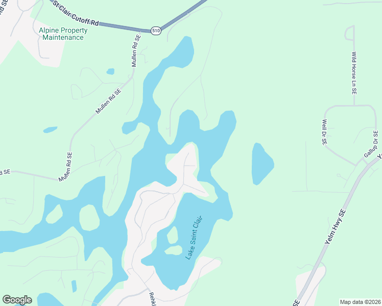 map of restaurants, bars, coffee shops, grocery stores, and more near 4614 Rehklau Road Southeast in Olympia