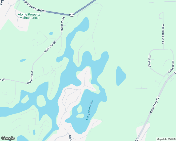 map of restaurants, bars, coffee shops, grocery stores, and more near 4614 Rehklau Road Southeast in Olympia