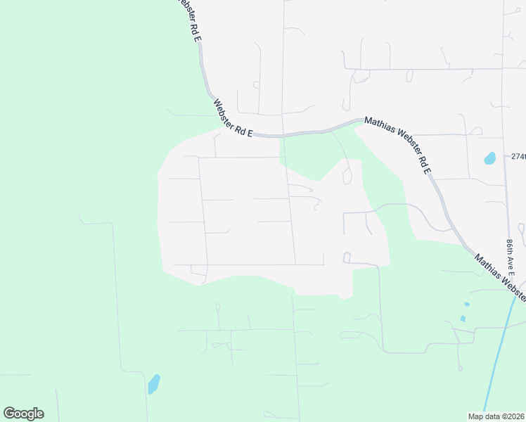 map of restaurants, bars, coffee shops, grocery stores, and more near 7415 277th Street East in Graham