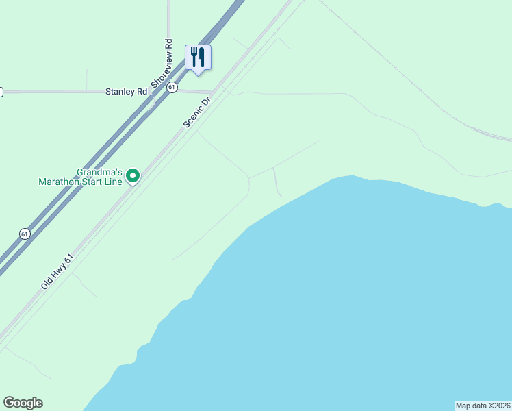 map of restaurants, bars, coffee shops, grocery stores, and more near 974 West Bay Road in Two Harbors