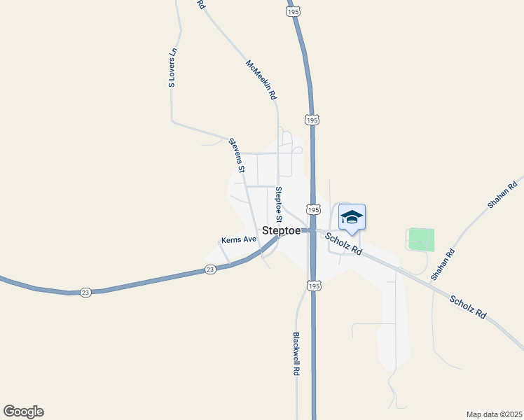 map of restaurants, bars, coffee shops, grocery stores, and more near in Steptoe