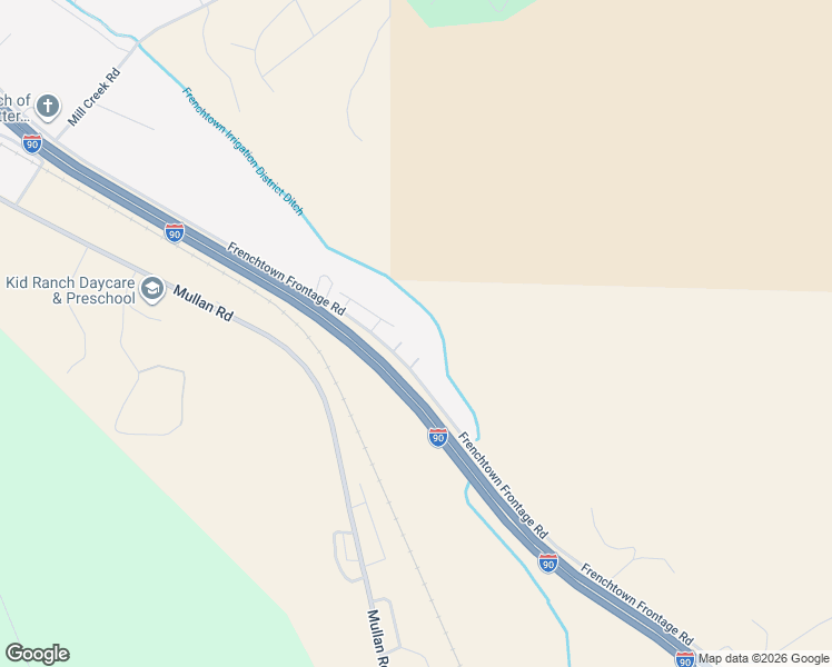 map of restaurants, bars, coffee shops, grocery stores, and more near 13378-14430 Frenchtown Frontage Road in Missoula