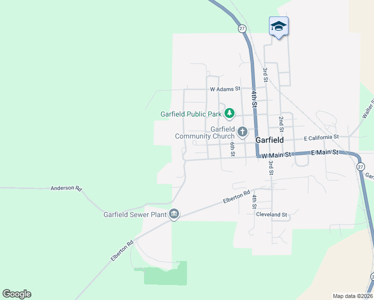map of restaurants, bars, coffee shops, grocery stores, and more near 101-207 10th Street in Garfield