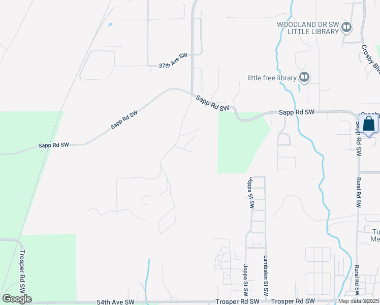 map of restaurants, bars, coffee shops, grocery stores, and more near 4522 Bush Mountain Drive Southwest in Tumwater