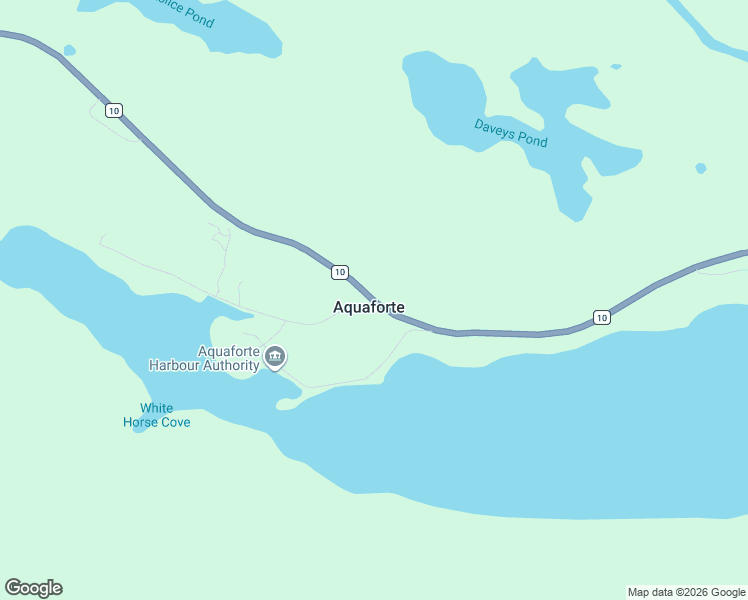 map of restaurants, bars, coffee shops, grocery stores, and more near Newfoundland and Labrador 10 in Aquaforte