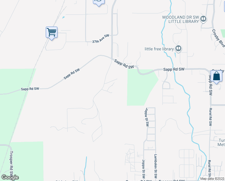map of restaurants, bars, coffee shops, grocery stores, and more near 4522 Bush Mountain Drive Southwest in Tumwater