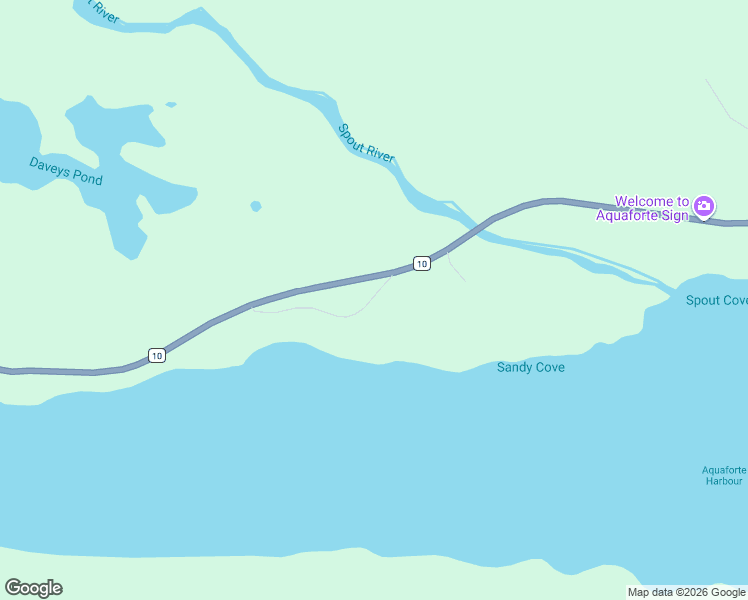 map of restaurants, bars, coffee shops, grocery stores, and more near 94 Newfoundland and Labrador 10 in Aquaforte