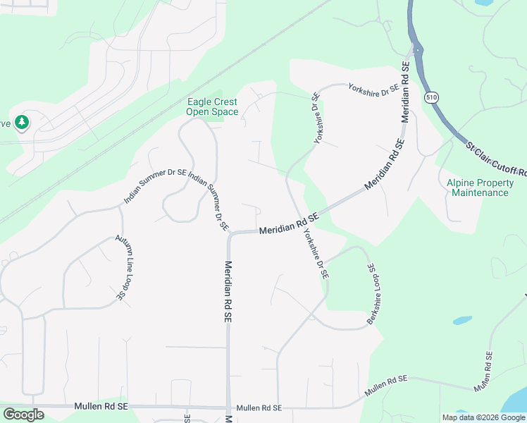 map of restaurants, bars, coffee shops, grocery stores, and more near 9536 40th Court Southeast in Lacey