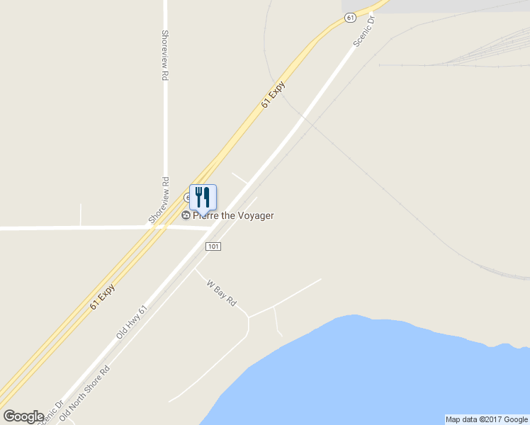 map of restaurants, bars, coffee shops, grocery stores, and more near 946 Old North Shore Road in Two Harbors