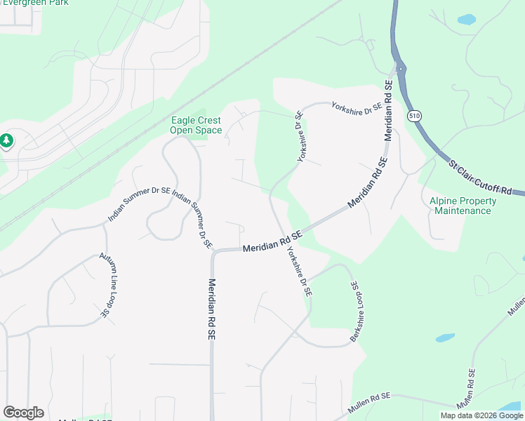map of restaurants, bars, coffee shops, grocery stores, and more near 9536 40th Court Southeast in Lacey