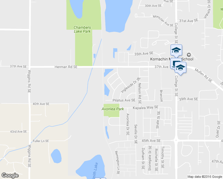 map of restaurants, bars, coffee shops, grocery stores, and more near 3914 Rossberg Street Southeast in Lacey