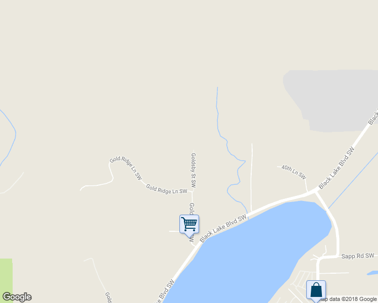 map of restaurants, bars, coffee shops, grocery stores, and more near 3709 Goldsby Street Southwest in Olympia