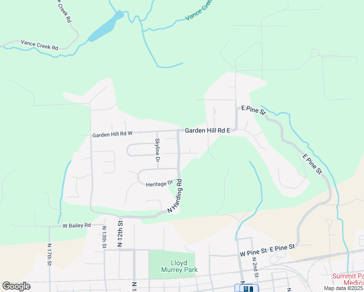 map of restaurants, bars, coffee shops, grocery stores, and more near 910 North Harding Road in Elma