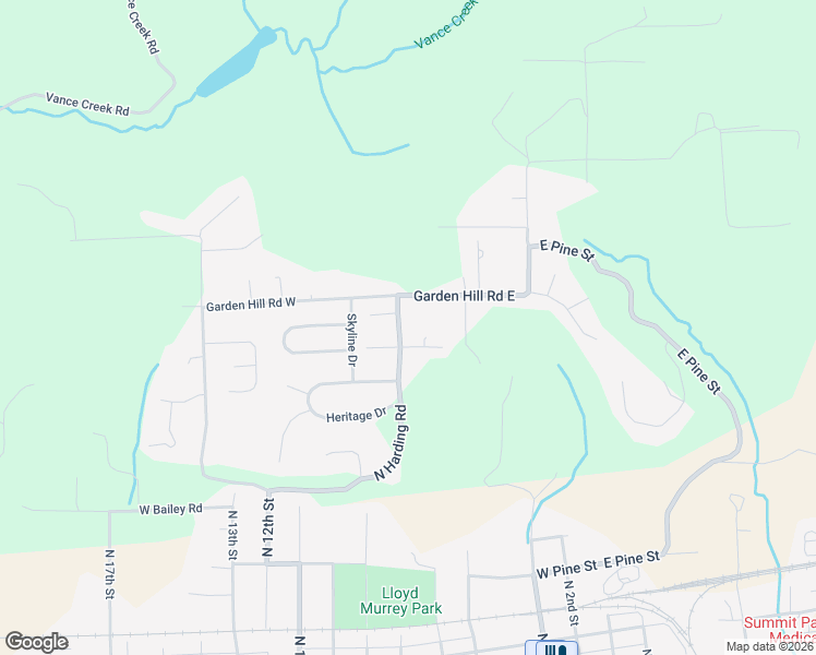 map of restaurants, bars, coffee shops, grocery stores, and more near 912 North Harding Road in Elma