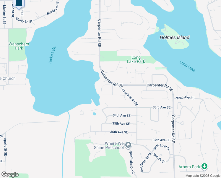 map of restaurants, bars, coffee shops, grocery stores, and more near in Olympia