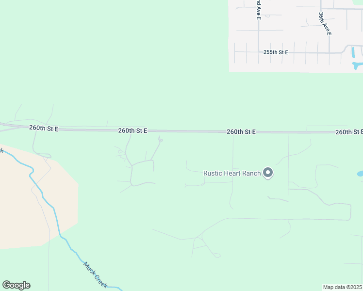map of restaurants, bars, coffee shops, grocery stores, and more near 2714 260th Street East in Spanaway